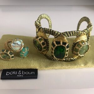 NEW BOKS &  BAUM PARIS CUFF & RING